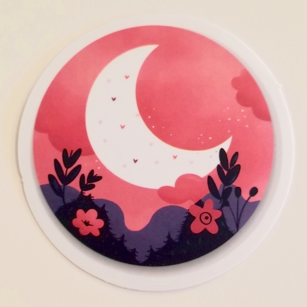 10/$10 Pretty Moon Sticker